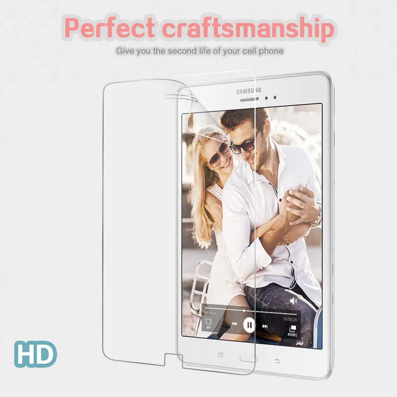 HD ЖК-экран с защитой от царапин для Samsung Galaxy Tab A 8.0 T355C 8 дюймов Передняя прозрачная