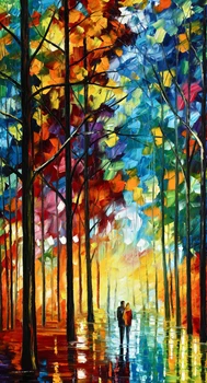 

Canvas Art Picture Print Painting Night Street Scenery Abstract Canvas Oil Painting Wall Art Picture Painting for Home Decor