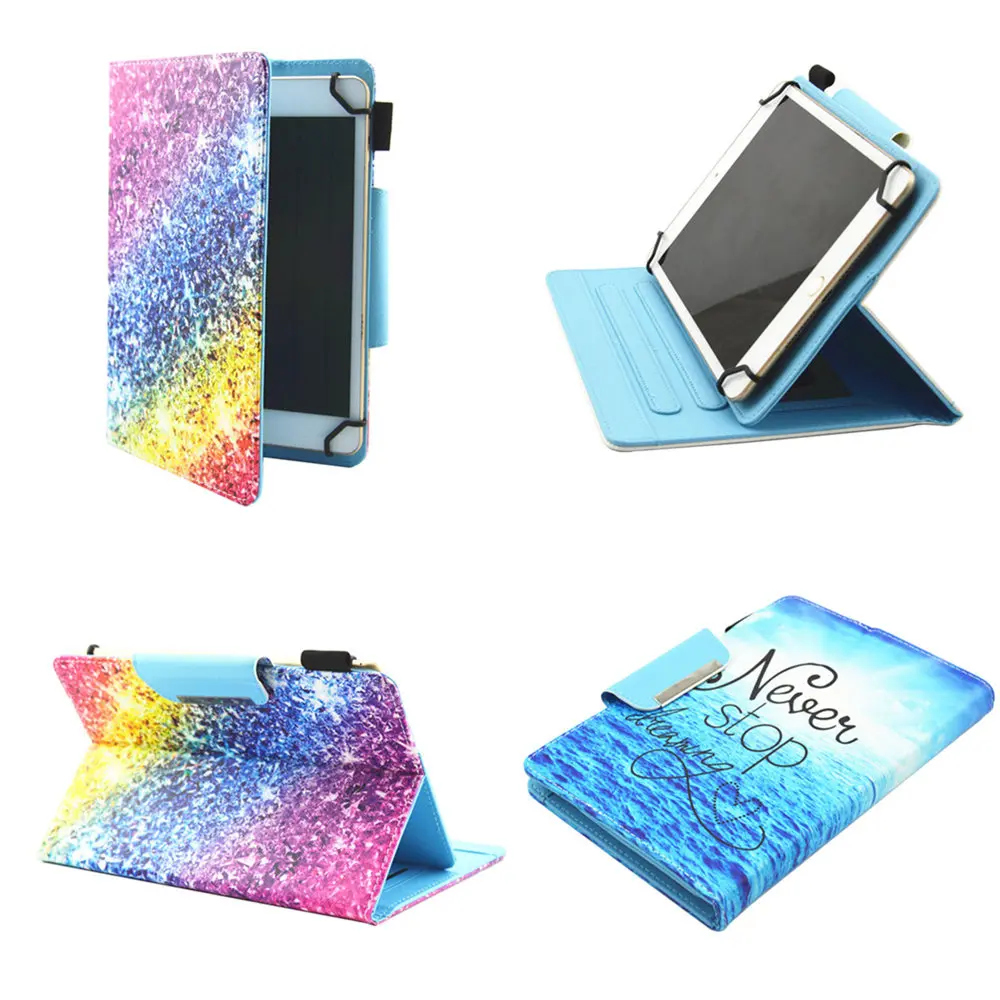 Fashion Printed PU Leather Stand Case 7.0 inch Universal Cute Cover for