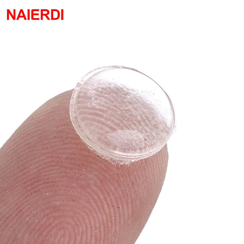 Door Stopper 50 Grain Silicon Rubber Kitchen Self Adhesive Buffer Pad