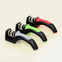 

OUSSIRRO 1 PCS Knife Sharpener Quick Sharpener Professional 2/ 3 Stages Sharpener Knife Grinder Non-Slip Silicone Rubber NEW