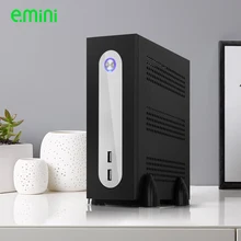 Torre do servidor de realan g3 sgcc 0.5mm mini itx com fonte de alimentação, 2.5 hdd 3.5 hdd, 6 com, caso da torre do pc(China)