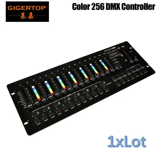 TIPTOP COLOR-256 консоль 192 компьютерная подсветка канал RGB/RGBW эффект каналы светодиодный дисплей с функцией программы DMX Par контроллер - Цвет: 1