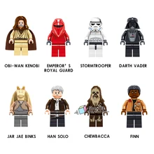 100 шт., Королевский Штурмовик императора Obi-Wan Kenobi, Дарт Вейдер, Хан, Solo, строительный блок, детские игрушки