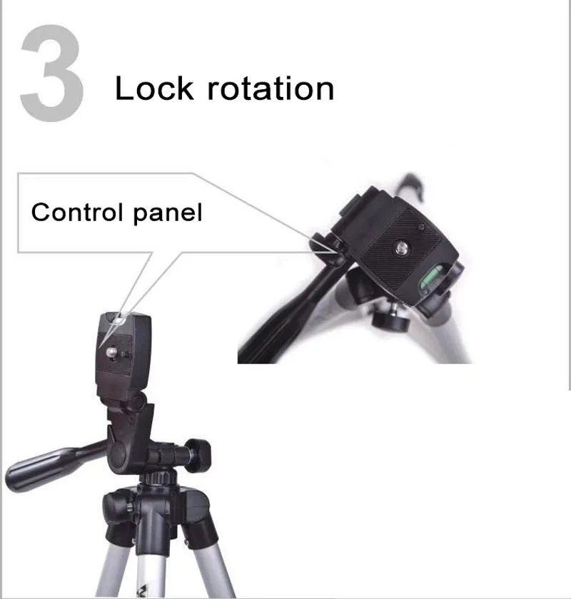 Cadiso WT3110A Штатив с 3-ПУТЬ Head Штатив для цифровых зеркальных фотокамер Nikon sony Canon 650D 70D 600D для телефона WT-3110A