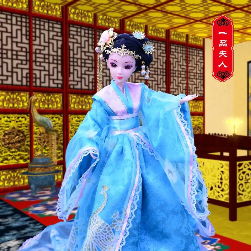 Древнее платье кукла 30 см китайская «наложница императора» корт сказочный костюм суставов девушка 12 суставов принцесса игрушка Моделирование - Цвет: M