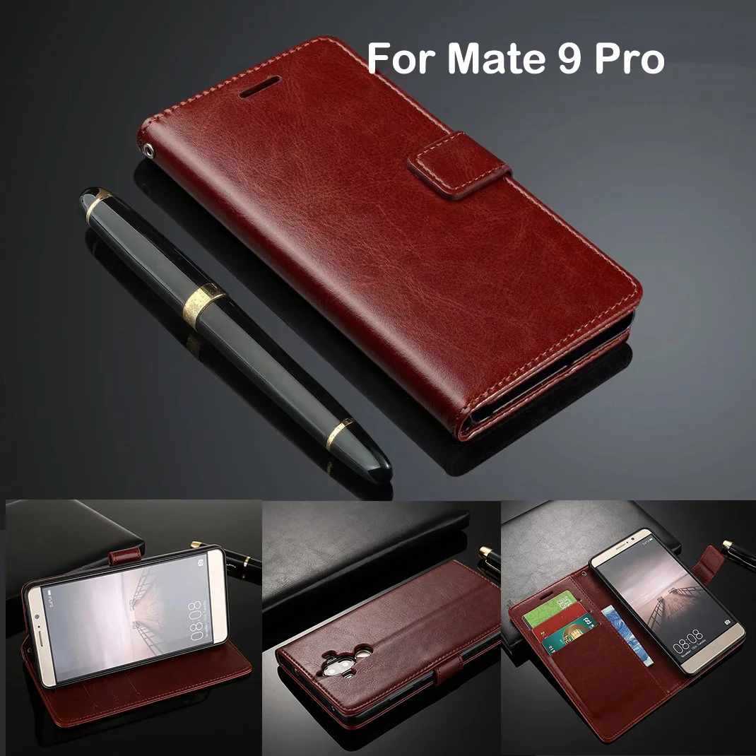 Wallet Case For Huawei Mate 9 Pro Flip Cover Case Ultra Thin Card Holder Leather Phone Case For Huawei Ascend Mate 9 Pro Fundas