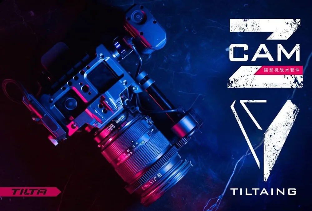 Tilta Cage Z-CAM E2 DSLR камера клетка установка для Z-cam E2 S6 F6 F8 камера W 1/4 3/8 резьбовые отверстия для микрофона Z Cam клетка