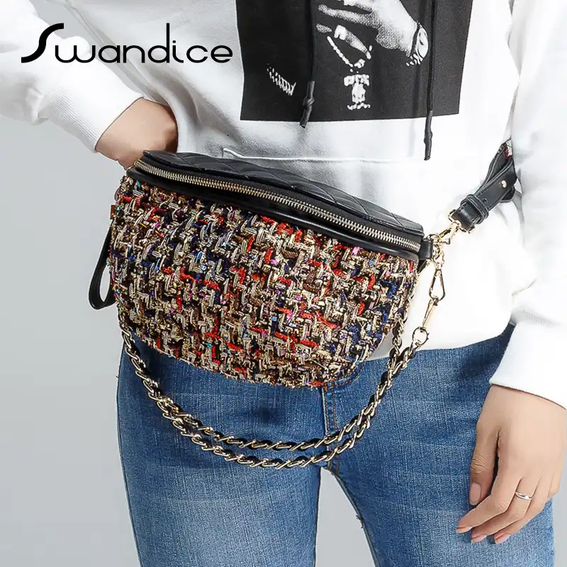 tweed bum bag
