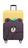 OKOKC толстый дорожный нюхательный медведь чемодан защитный чехол для багажника чехол применяется к 19 ''-32'' чемодан Крышка эластичный