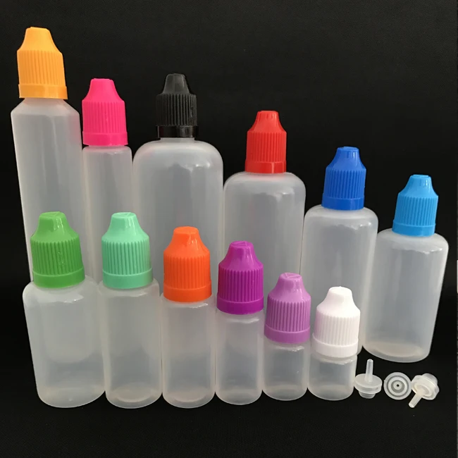 

5pcs/lot LDPE Translucent Empty eJuice Bottle 3ml 5ml 10ml 15ml 20ml 30ml 50ml 100ml eLiquid Vape Dropper Bottle eCig Accessory