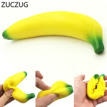 ZUCZUG банан Squishy замедлить рост Рождественский Декор Симпатичные Jumbo имитировать телефон ремни подвеска выжать стресса стрейч хлеб подарок для детей