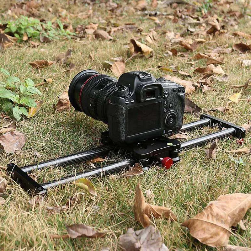 

15.7Inch Carbon Fiber Camera Slider Track with 4 Roller Bearing for Video Movie Making IJS998