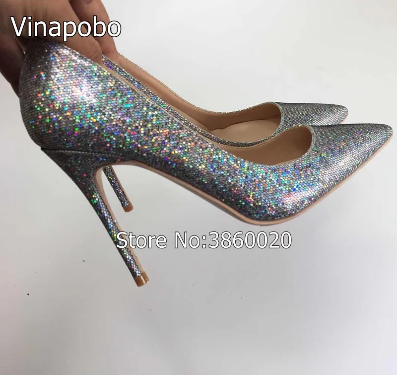 2018-keshangjia-Fashion-Bling-pu-leather-Heel-Ladies-pumps-fashion-shallow-high-heel-pumps-Wedding-women (2)