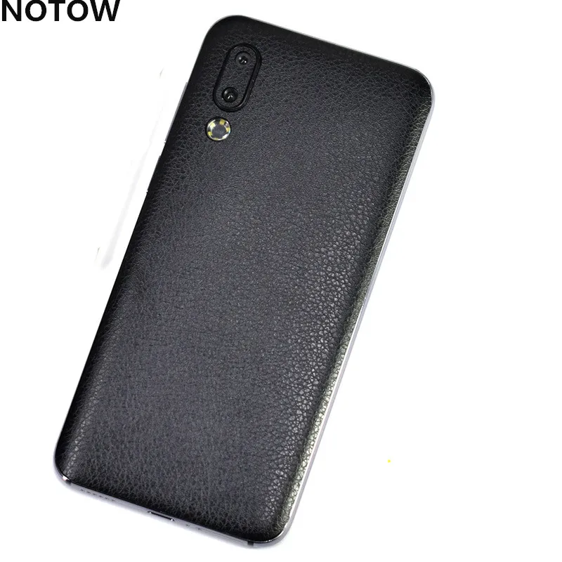 

NOTOW Fashion leather PVC Sticker Wrap Skin Mobile Back Paste Protective Film case for meizu 16s/16XS/16th/16x/16thPlus