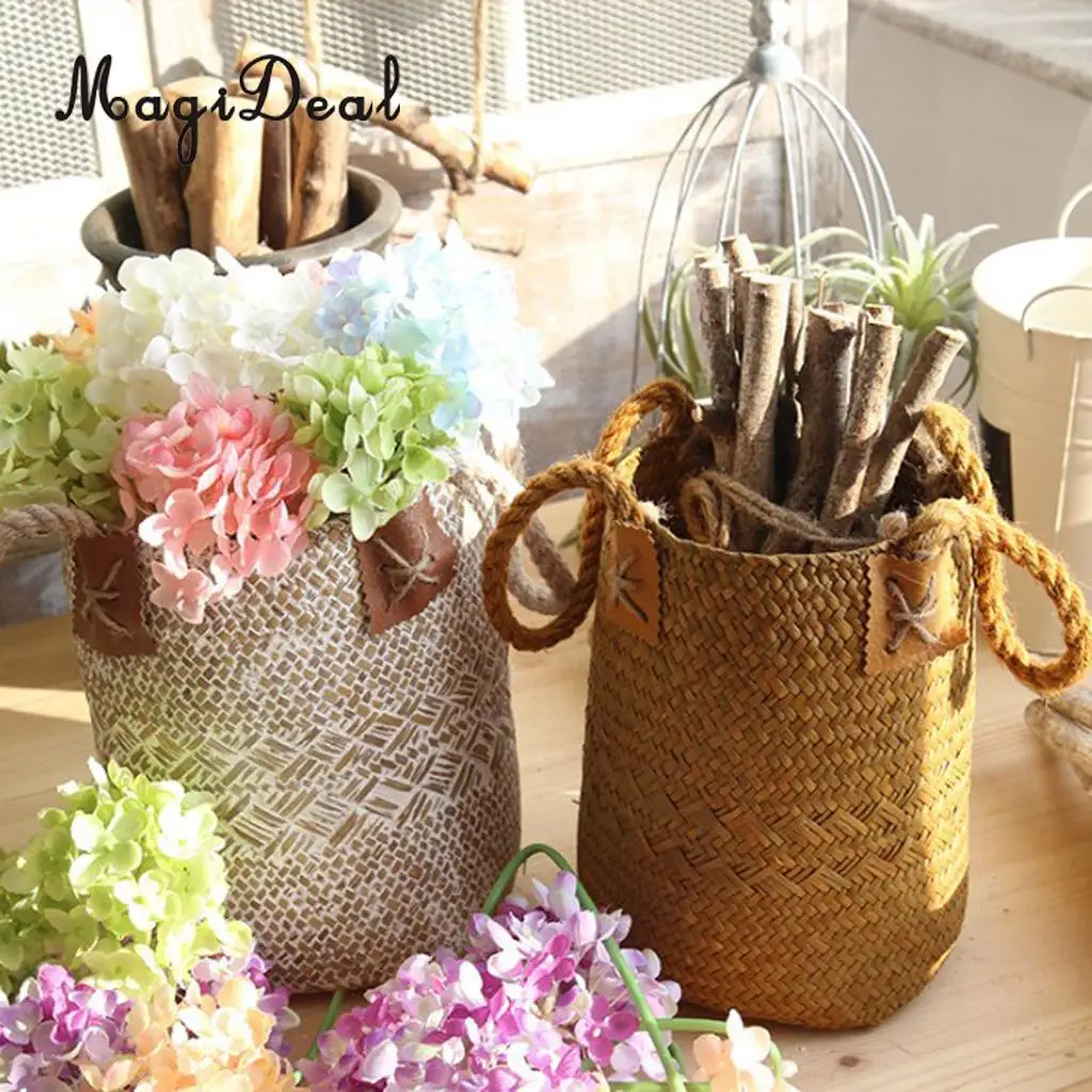 Fashionable Shopping Bag Basket Storage Planter Pot Laundry Bag Shelf Stands Plant Container Window Box Bag Bin