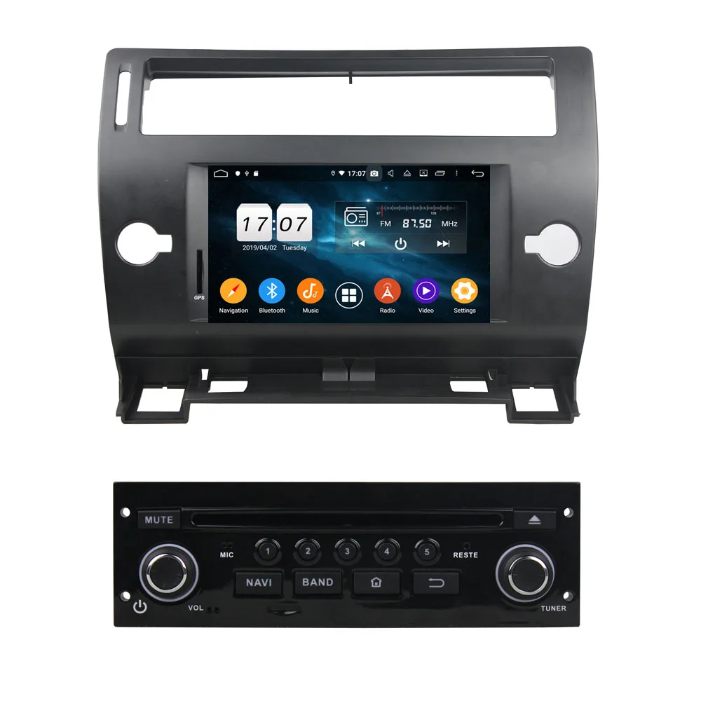 Android 9 0 Octa Core для CITROEN C4 2005-2011 PX5 Автомобильная dvd-навигационная система