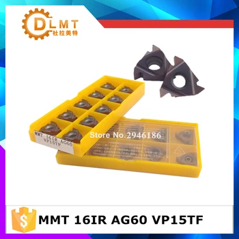 

10Pcs MMT 16IR AG55 AG60 VP15TF Thread Turning Tools Carbide inserts Cutting Tool CNC Tools Lathe cutter tools 16IRAG60