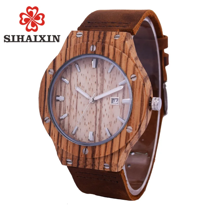 

Newest Mens Quartz Wrist Watch with 2-Ton Week Display SIHAIXIN