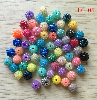 

(choose size) 12mm/16mm mix AB color Resin Rhinestone Beads