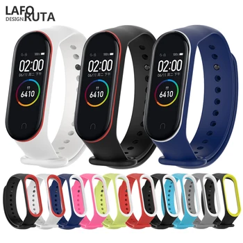 

Laforuta Mi Band 4 Strap for Xiaomi Mi Band 4 Bracelet Silicone Wristband Bracelet Miband 3 Replacement Wrist Strap for Mi Band3