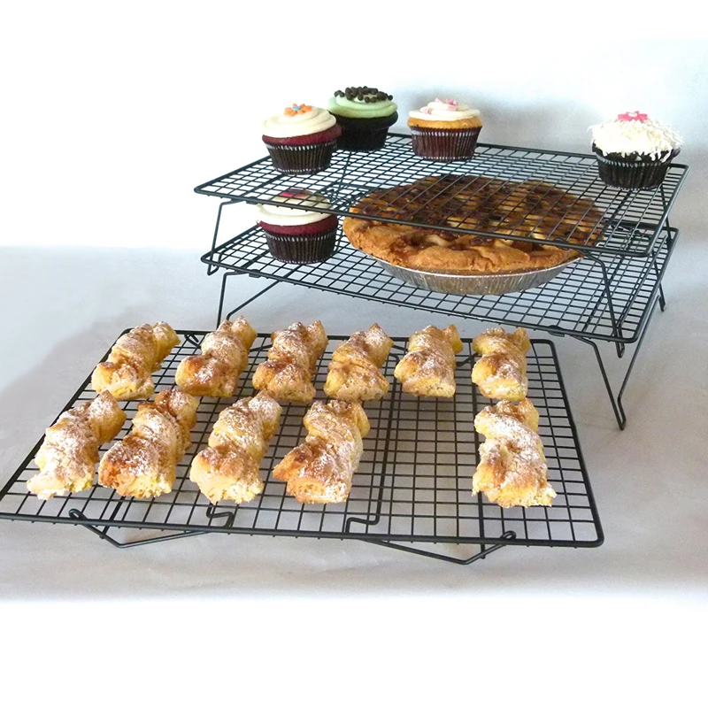 3 Tier Non stick Cake Cooling Rack Kitchen Baking Cupcake Cooler Stand