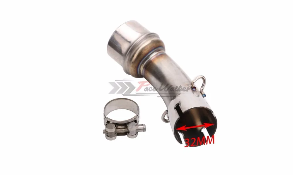 Motorcycle Exhaust middle pipe for YAMAHA R3- without exhaust