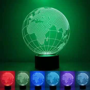 

Colorful 3D Night Light Earth Night Light Eye Care LED Light Bedside Night Lamp Home Decoration Birthday Gift Drop Shipping Sale
