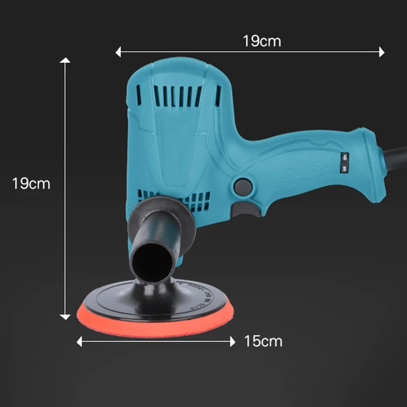 

220V 600W Car Boat Polisher Furniture Polishing Waxing Machine Adjustable-speed