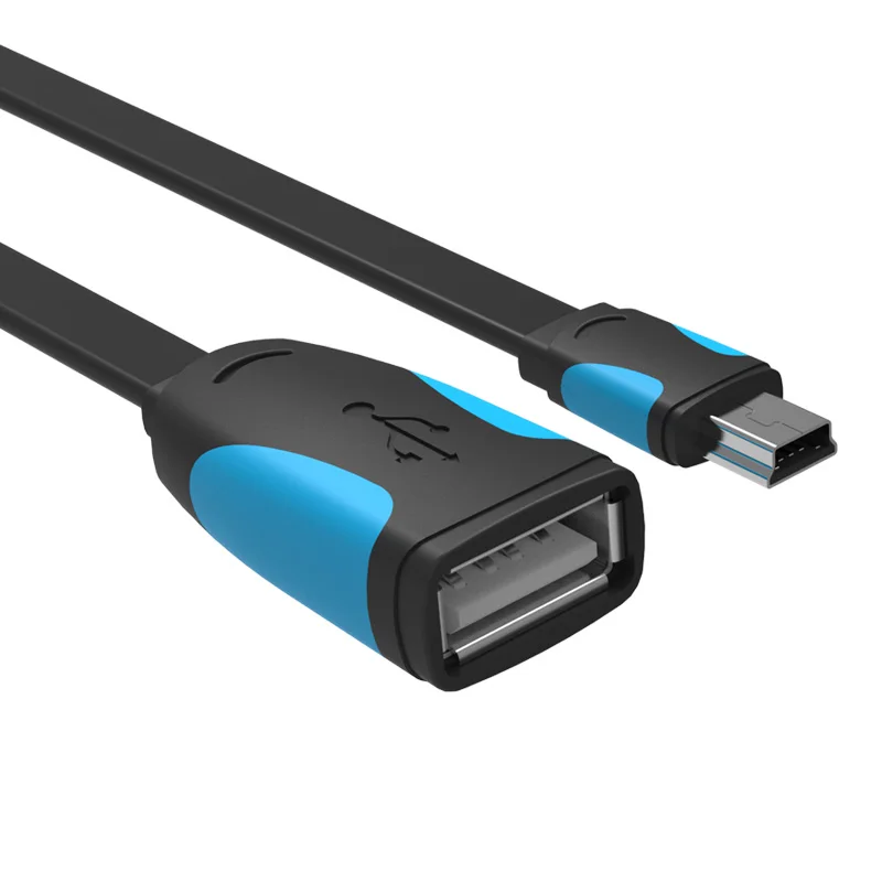 Vention Mini USB 2,0 OTG кабель мини-usb Otg переходник Кабель для передачи данных; высотка каблука 10 см/20 см для мужчин и женщин для планшетных ПК/MP3/мобильных телефонов/gps