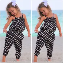 Toddler Baby Girl Clothes Sleeveless Polk Dot Romper One-piece Playsuit Kids Girls Summer Harem Pants Suits Toddler Baby Girl Clothes Sleeveless Polk Dot Romper One-piece Playsuit Kids Girls Summer Harem Pants Suits