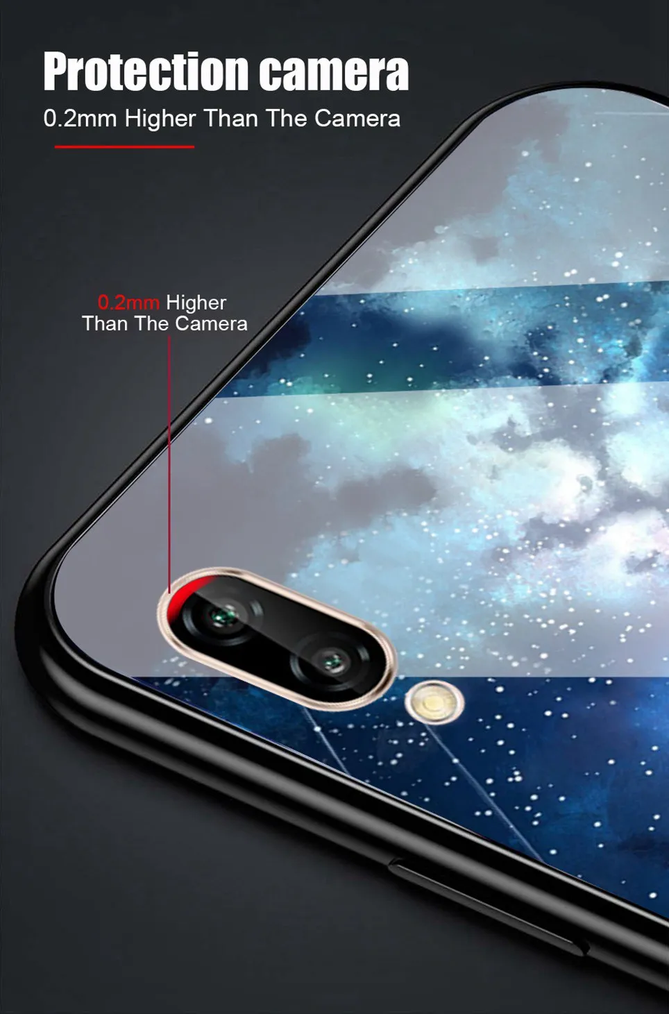 Tempered glass Case For Huawei Honor 7A Luxury Pattern Coque For Huawei Mate 20 10 P20 Lite Honor 9 Lite 10 Nova 3 P Samrt Cover (4)