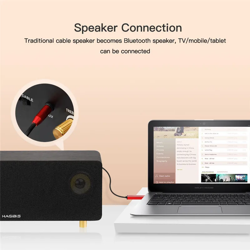 3 5mm Wireless Bluetooth V4 1 Receiver 3 5 Stereo Aux Audio Music Wireless Receptor for Headphones Stereo System Car Speakers