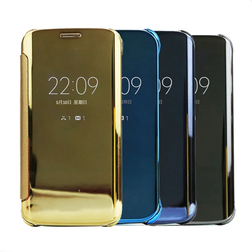 wholesale mirror pu luxury flip pc phone cases leather cover for samsung galaxy s7 edge s5 wholesale mirror pu luxury flip pc phone cases leather cover for samsung galaxy s7 edge s5