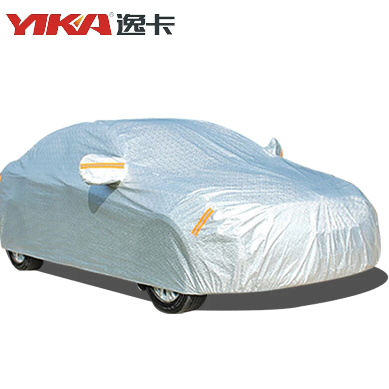 YIKA Универсальный водонепроницаемый уплотненный чехол для автомобиля Защита от солнца и пыли защита от дождя крытые и уличные полные автомобильные Чехлы дышащие защита от солнца и снега