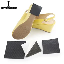 1 Pair High Heel Sandals Shoes Sole Anti-slip Frosted Self-Adhesive Black Lady Protective Stickers Protector Pads Cushion Insole 1 Pair High Heel Sandals Shoes Sole Anti-slip Frosted Self-Adhesive Black Lady Protective Stickers Protector Pads Cushion Insole