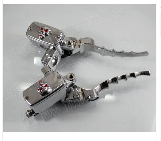 

New 1" 25MM Brake Clutch Master Cylinder oil Fluid Reservoir Lever For Honda Shadow Steed VLX 400 600 VTX1300 Magna VF250 750