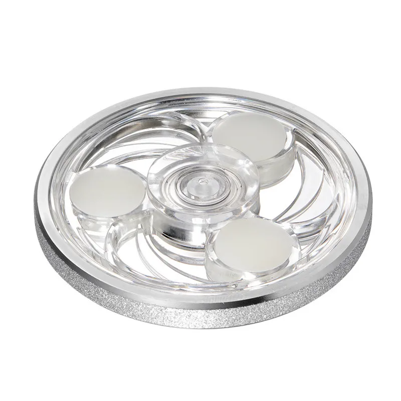 3 Cores Estilos Metal Fidget Girador Girador Círculo Rodada Mão de Bronze Tri Spinner r Brinquedo EDC Foco Giroscópio Para O TDAH/Brinquedo de Presente de Autismo