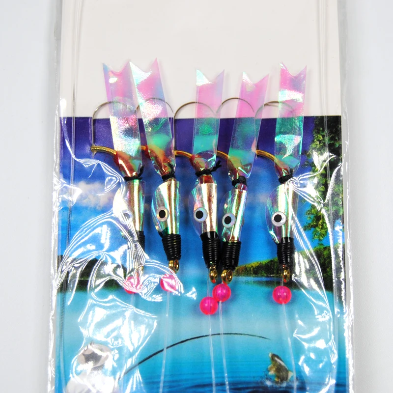 MOWIN-5Packs-Flash-Fish-Eye-Minnow-Sabiki-Rig-with-Gold-Hook-Saltwater-Fishing-Rigs-Bait-Catching (3)