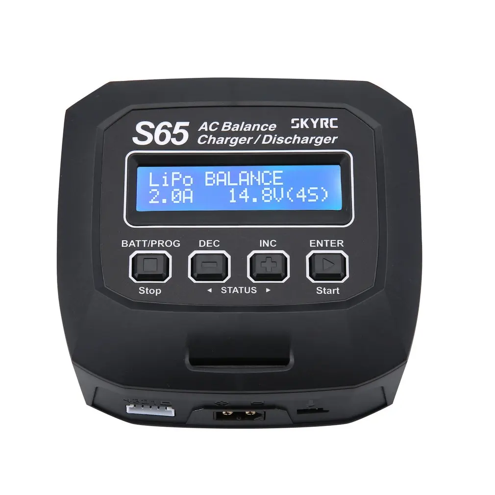 

SKYRC S65 65W 6A AC Balance Lipo Battery Charger & Discharger for 2-4S Lipo Battery RC FPV Racing Drone Models