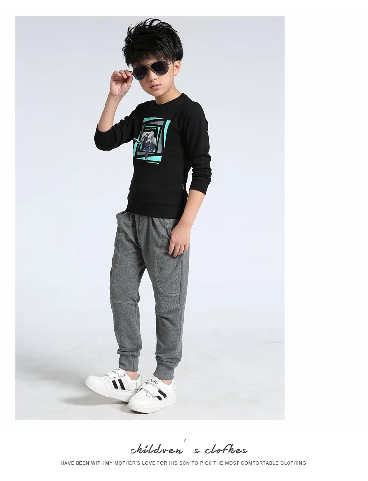 Осенние спортивные штаны для маленьких мальчиков и девочек, детские брюки для выпускного, Детская Хлопковая одежда для подростков, спортивные штаны