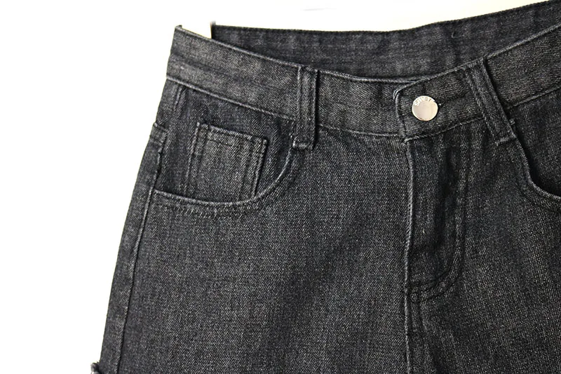 Fashion Sexy Denim Shorts Women Jeans Feminino Mujer Punk Rock Rivet Casual Hot Vintage Short Trousers Women