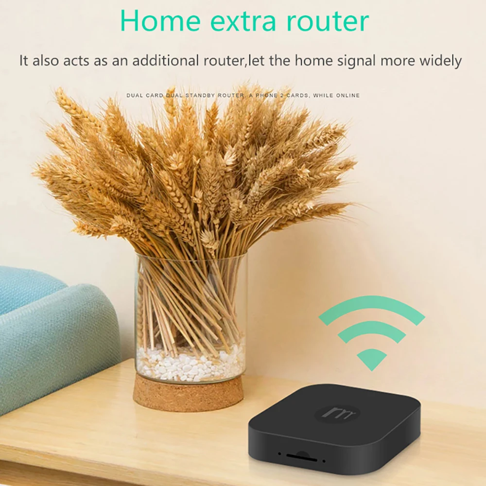 4G Wi Fi Box Dual SIM двойной резервный мини маршрутизатор для iOS и Android чтобы совершать