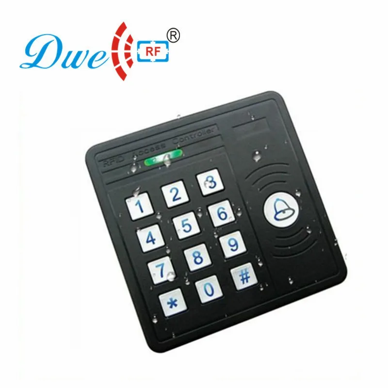 DWE cc РФ RFID Card Reader 125 кГц emid Wiegand 26 синий подсветки клавиатуры водонепроницаемый reader для системы контроля доступа 002j