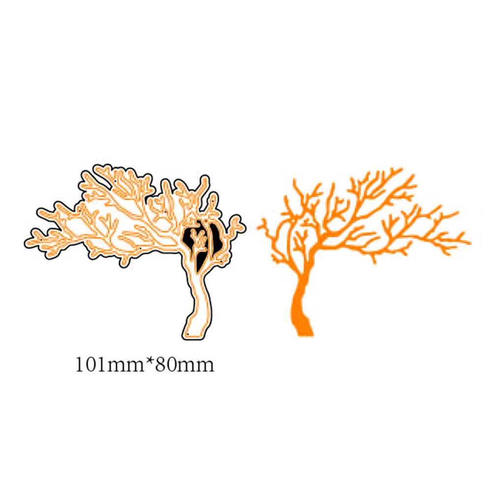 HamyHo ремесла Нож Форма "деревья" Рамка для резки металла Трафаретный Скрапбукинг для DIY бумажные открытки в альбом тиснения