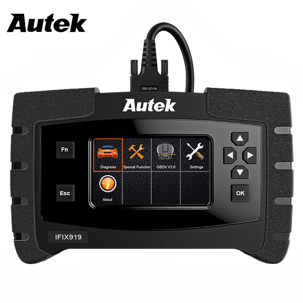 

Autek IFIX919 Atomotive Scanner ABS Bleeding/ Oil Service/ EPB Reset Professional ODB2 OBD2 Scanner 9 languages Free Update