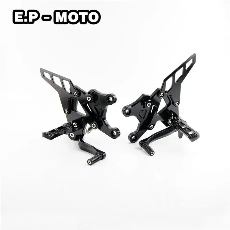

Motorcycle CNC Aluminium Adjustable Rider Rear Sets Rearset Footrest Foot Rest Pegs For Z900 2017 2018