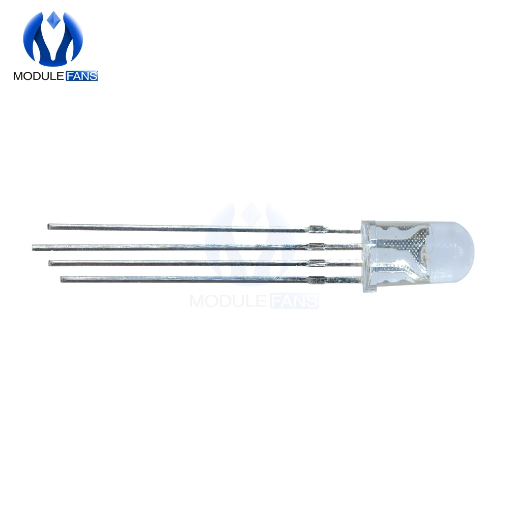 50 шт. разноцветные светодиодные диоды 4 контакта 5 мм|rgb led diode|led diodelight emitting diode |