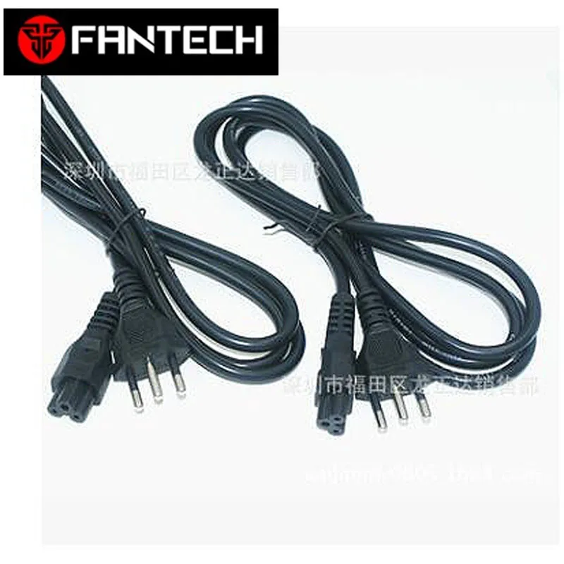

High quality 3 Prong BR Brazil AC Plug Cable Power Cord for Laptop AC Adapter Charger LED LCT TV cameras printers notebook PC