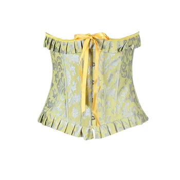 

AJ2108 Sexy Waist Corsets And Bustiers Slimming Body Shaper Corsets Steel Bones Under Bust Corset Plus Size Latex Hot Shapers